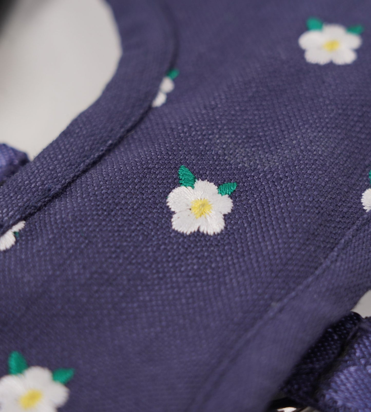 Wag & Wilder Dog Harness- Blue with Embroidery