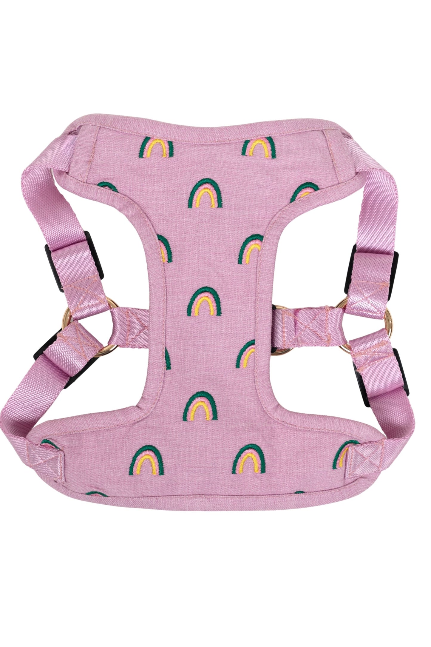 Wag & Wilder Dog Harness- Purple with Embroidery