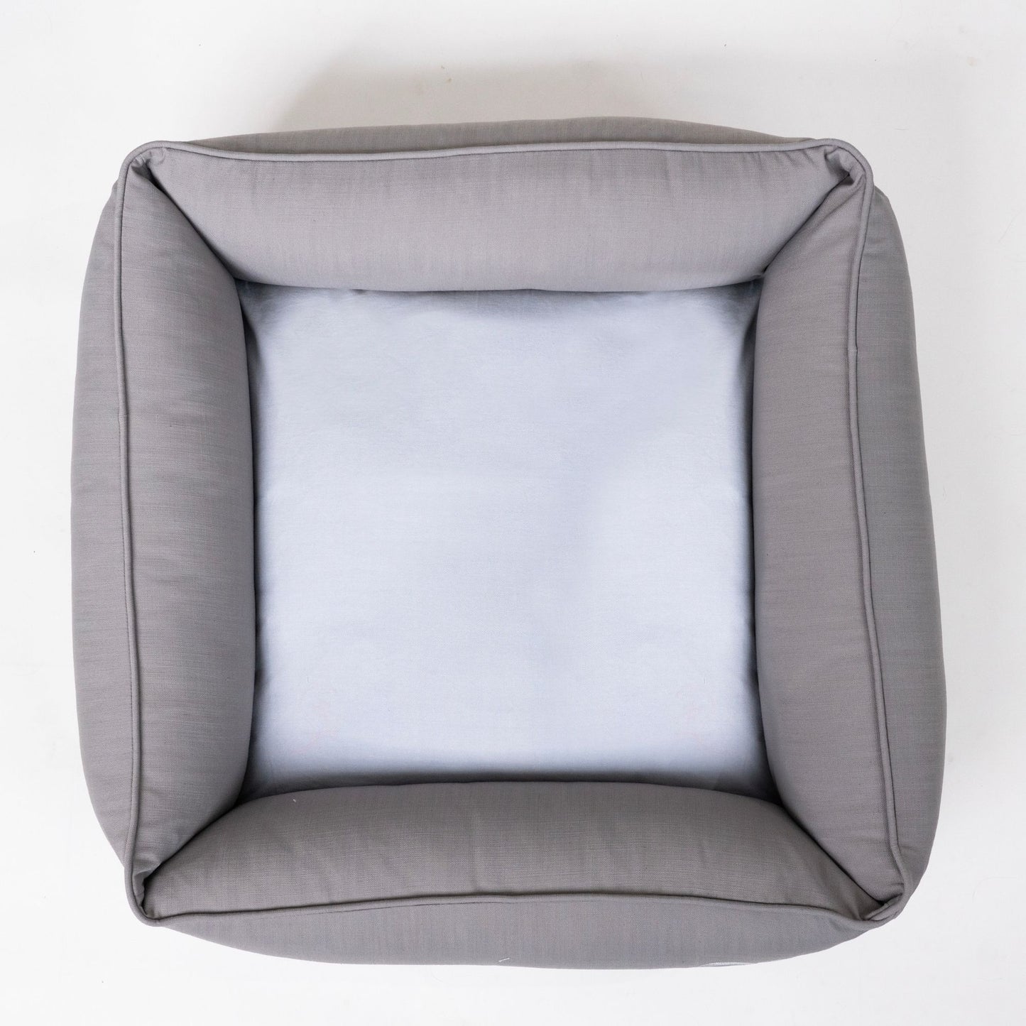 Wag & Wilder Bolster Dog Bed- Grey