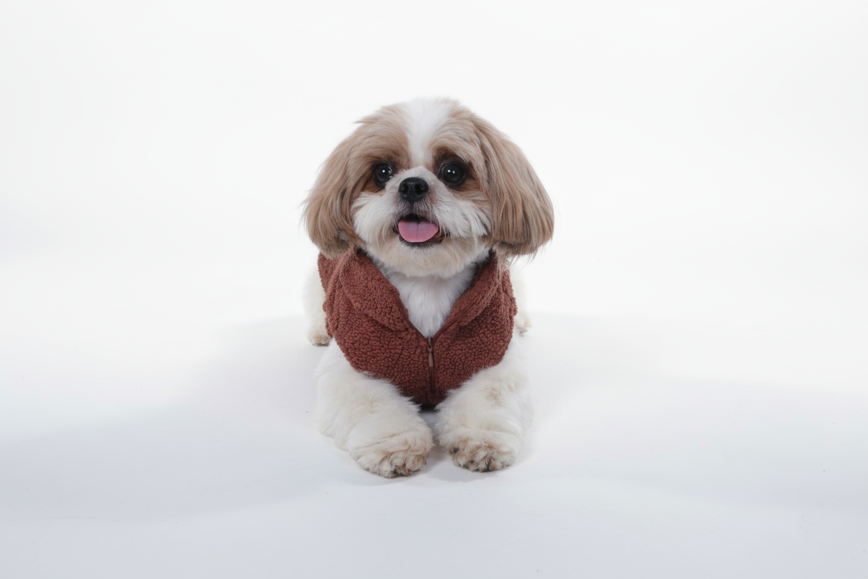 Wag & Wilder Dog Sherpa Sweater- Mocha Brown