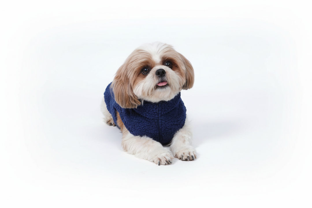 Wag & Wilder Dog Sherpa Sweater- Royal Blue